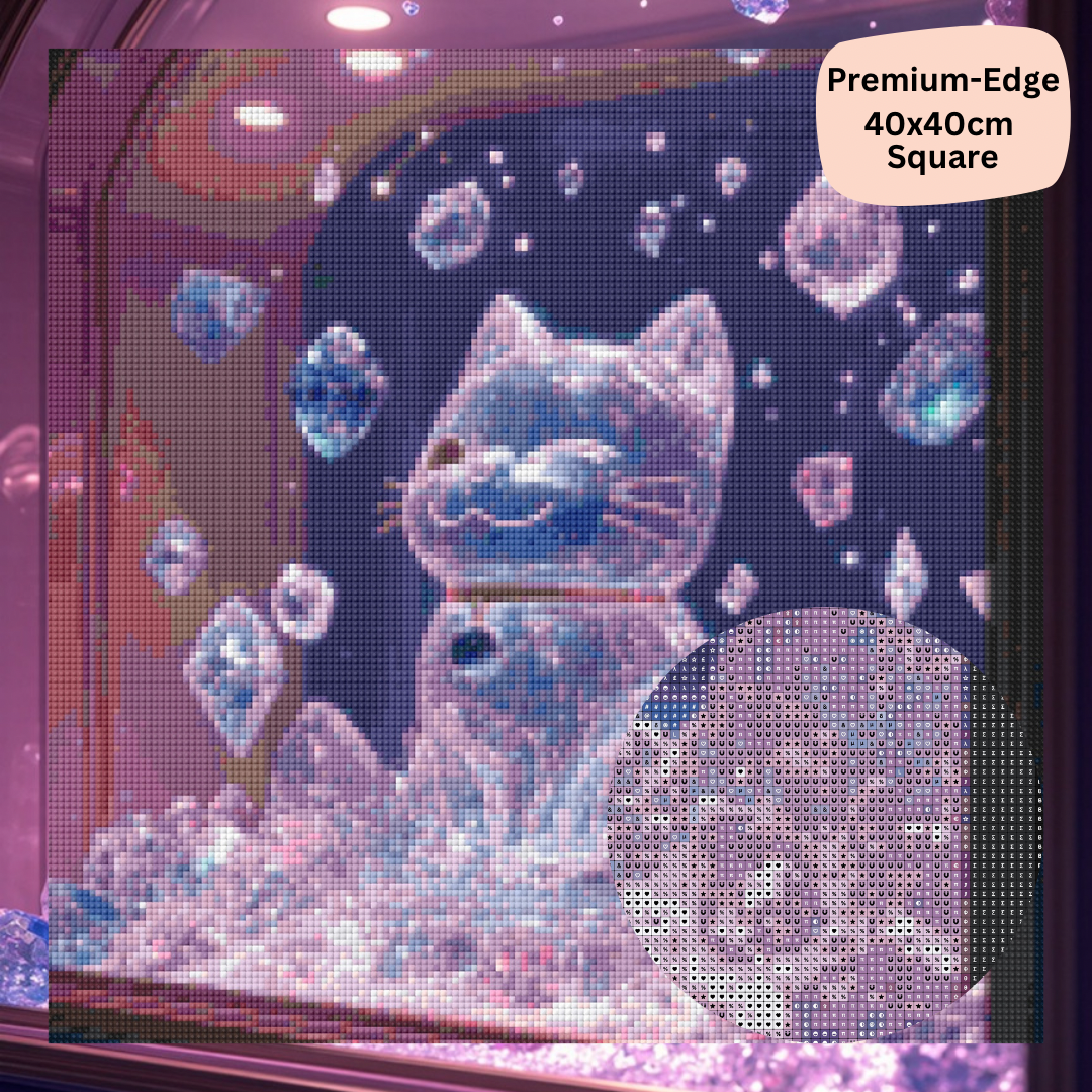 Crystal Fortune Kitty: Diamond Painting Collection