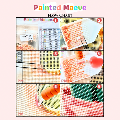 Anthurium Lei: Diamond Painting Collection