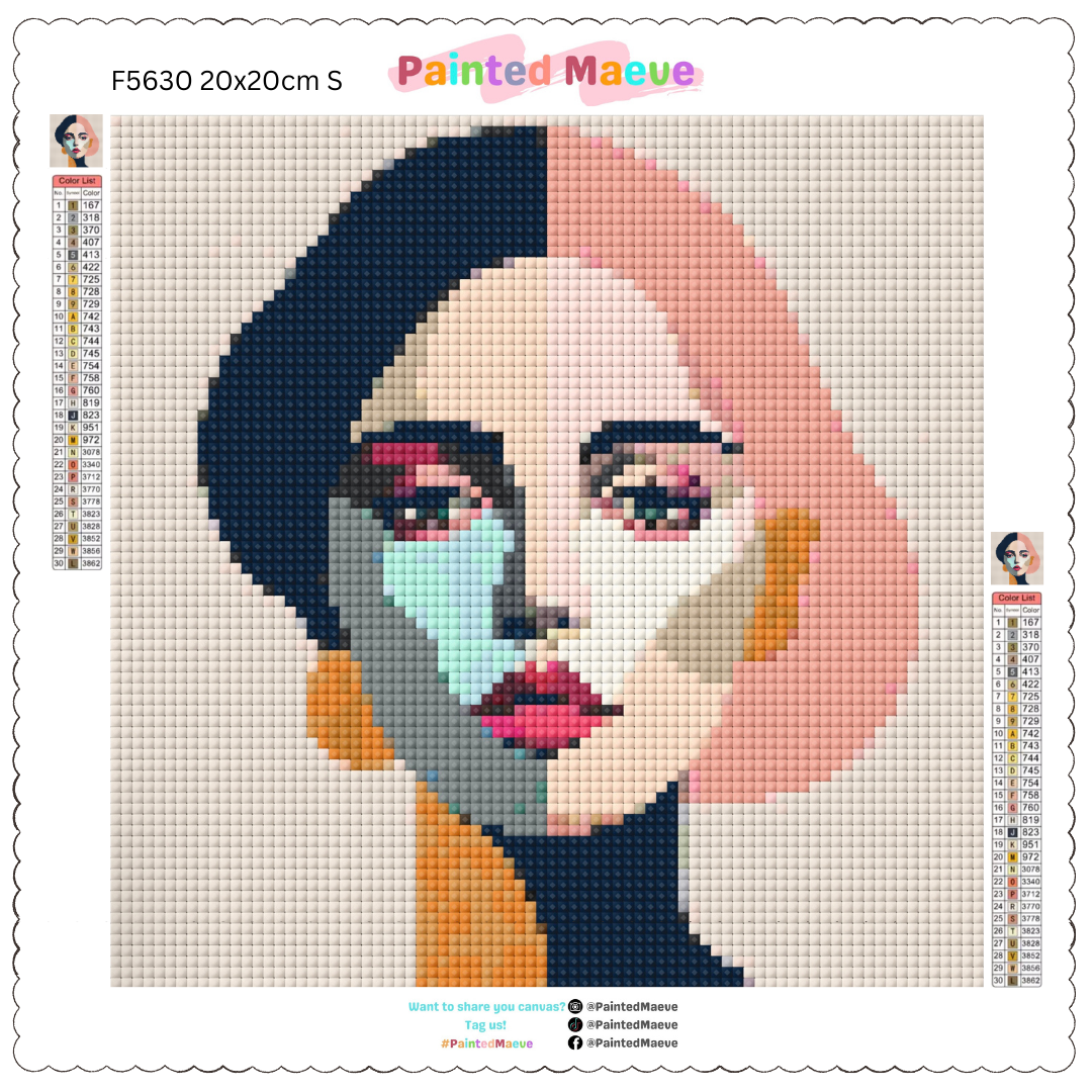 Abstract Muse: MINI Diamond Painting Collection