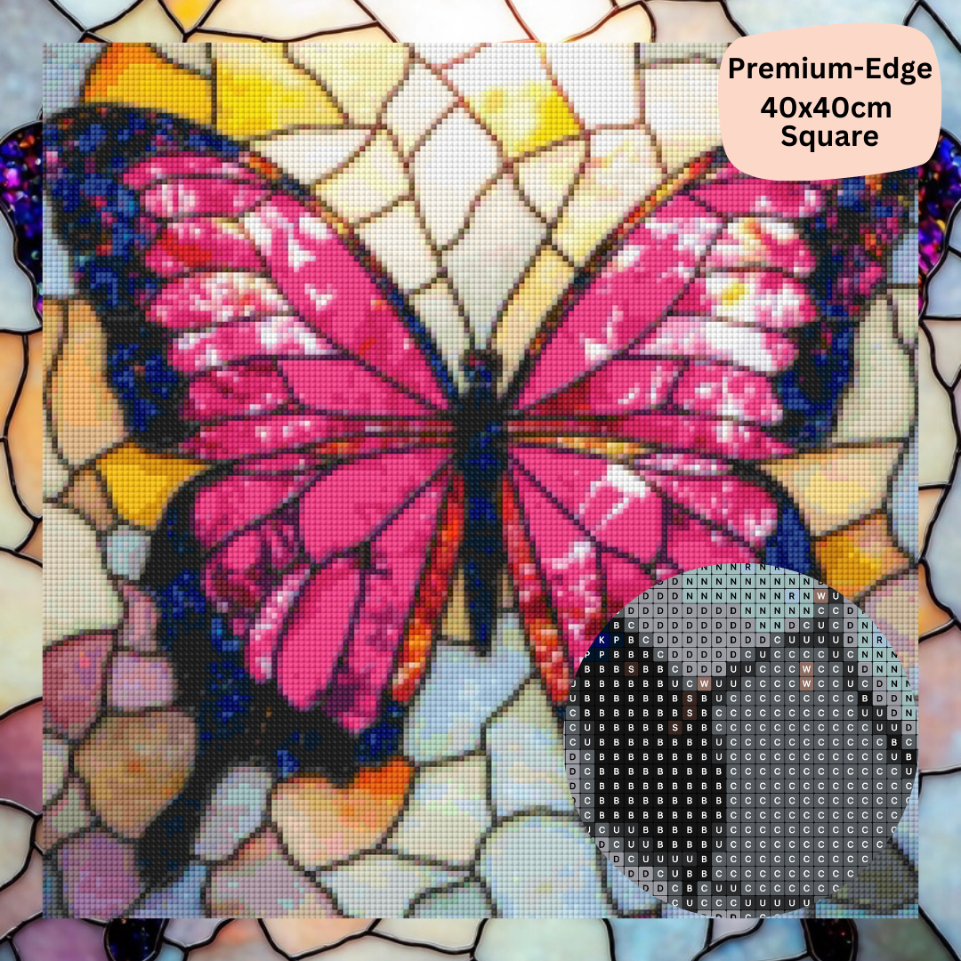 Butterfly Mosaic: Diamond Painting Collection