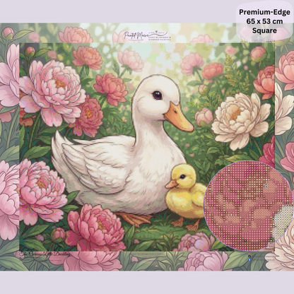 The Curious Little Duckling: Hybrid-Render Diamond Painting