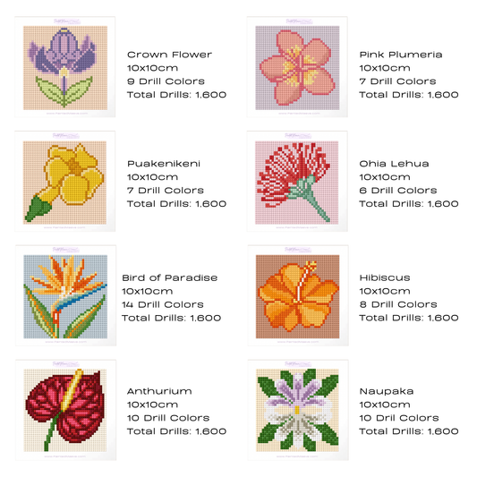 Flowers of Hawai'i: Ultra-MINI Kit